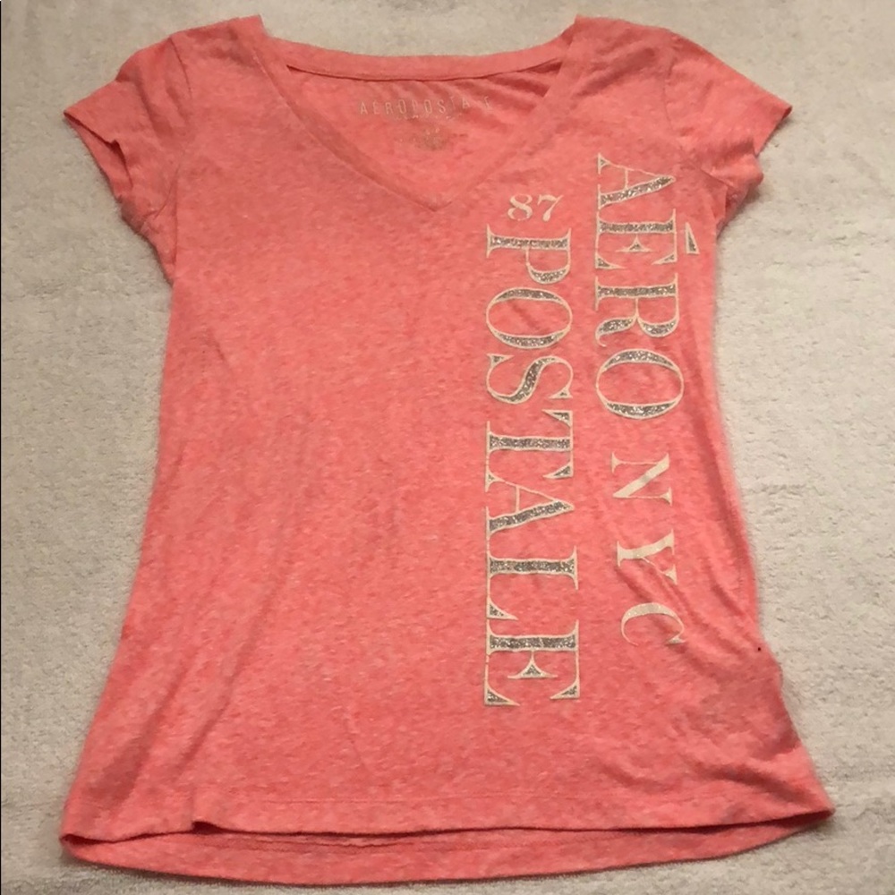 Pink Aeropostale NYC 87 Graphic Tee